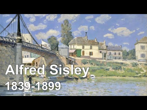 Alfred Sisley  101 paintings with captions HD