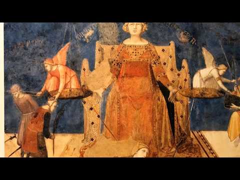 The Allegory of Good and Bad Government by Ambrogia Lorenzetti
