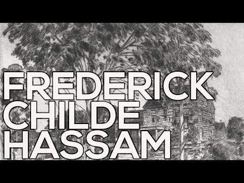 Frederick Childe Hassam A collection of 198 sketches HD