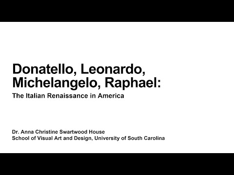 Donatello Leonardo Michelangelo Raphael The Italian Renaissance in America