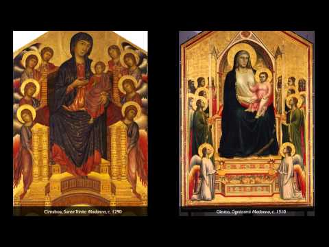 Cimabue Santa Trinita Madonna amp Giotto39s Ognissanti Madonna