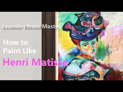 How to Paint Like Henri Matisse  Fauvism Painting Step by Step