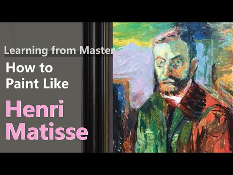How to Paint Like Henri Matisse  Fauvism Painting Step by Step