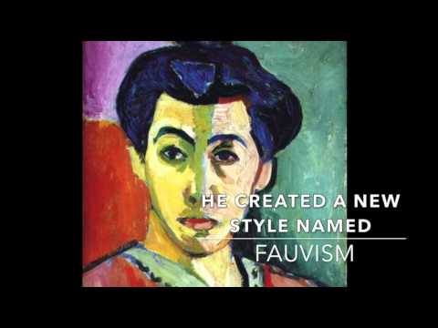 Henri matisse brief biography and paintings  great for kids and esl