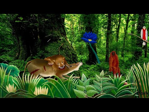 Top Henri Rousseau Paintings  Jungle Sound Effects HD