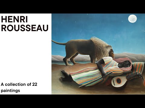 Henri Rousseau A collection of 22 paintings HD