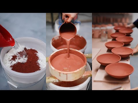 How to Mix Pottery Glazes and How I Glaze Pots  Narrated Version