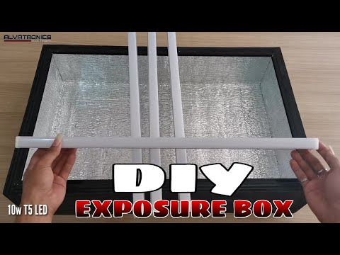 DIY Exposure Box for PCB Layout Printing