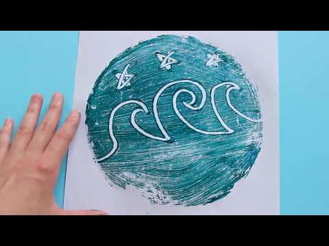 Kids Art  How To Create Monoprints