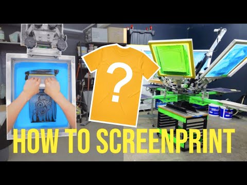 Screen Print Your Own TShirt Step by Step Tutorial