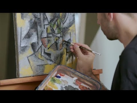 How to paint like Pablo Picasso Cubism  with Corey D39Augustine  IN THE STUDIO