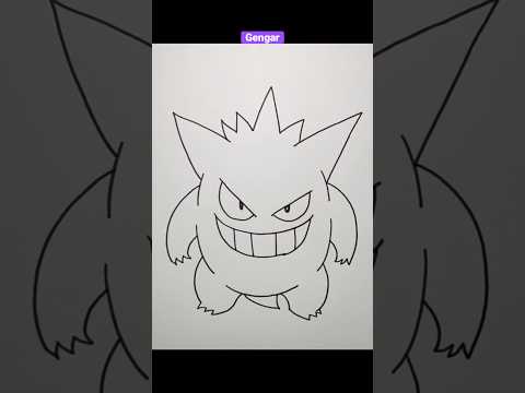 Gengar Drawing Guide: Step-by-Step Tutorial for Pokémon Enthusiasts