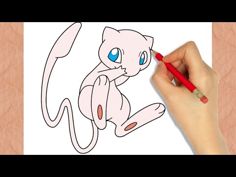 A Step-by-Step Guide to Drawing Mew from Pokémon