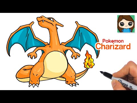 Drawing Charizard from Pokémon: Step-by-Step Tutorial