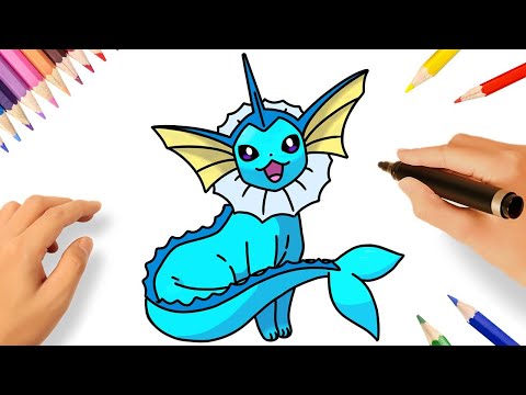 Drawing Vaporeon from Pokémon: A Step-by-Step Guide