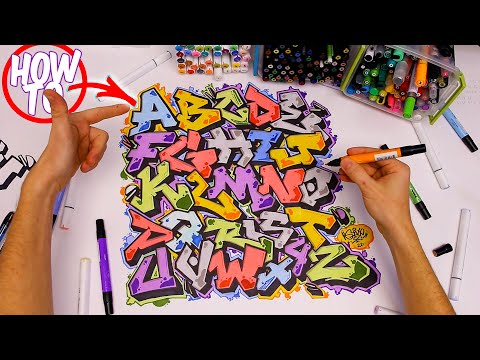 easy graffiti backgrounds to draw